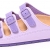 Damen Bio Clogs Tieffußbett Pantolette Sandale Slipper Schuhe LAVENDEL Gr. 37-41 (40)