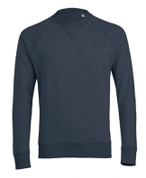 Herren Sweatshirt aus Bio-Baumwolle Mix mit 85% Baumwolle und 15% Polyester, Herren Bio Pullover, Pullover Bio, Herren Bio Sweatshirt,Sweatshirt Baumwolle (Bio) (L, India Ink Grey)